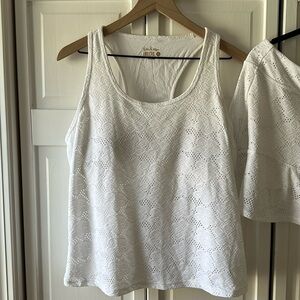 Lilly Pulitzer white tennis set